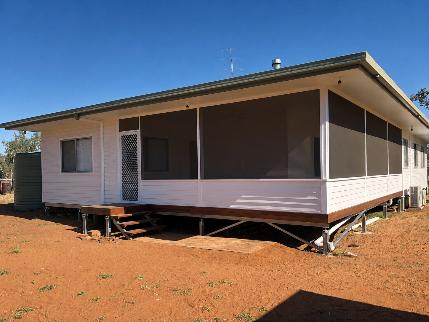 Home extension exterior.