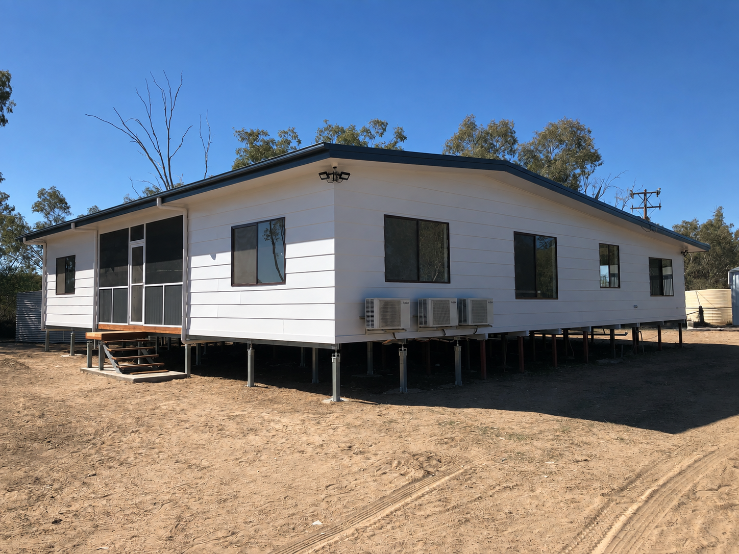Completed granny flat.