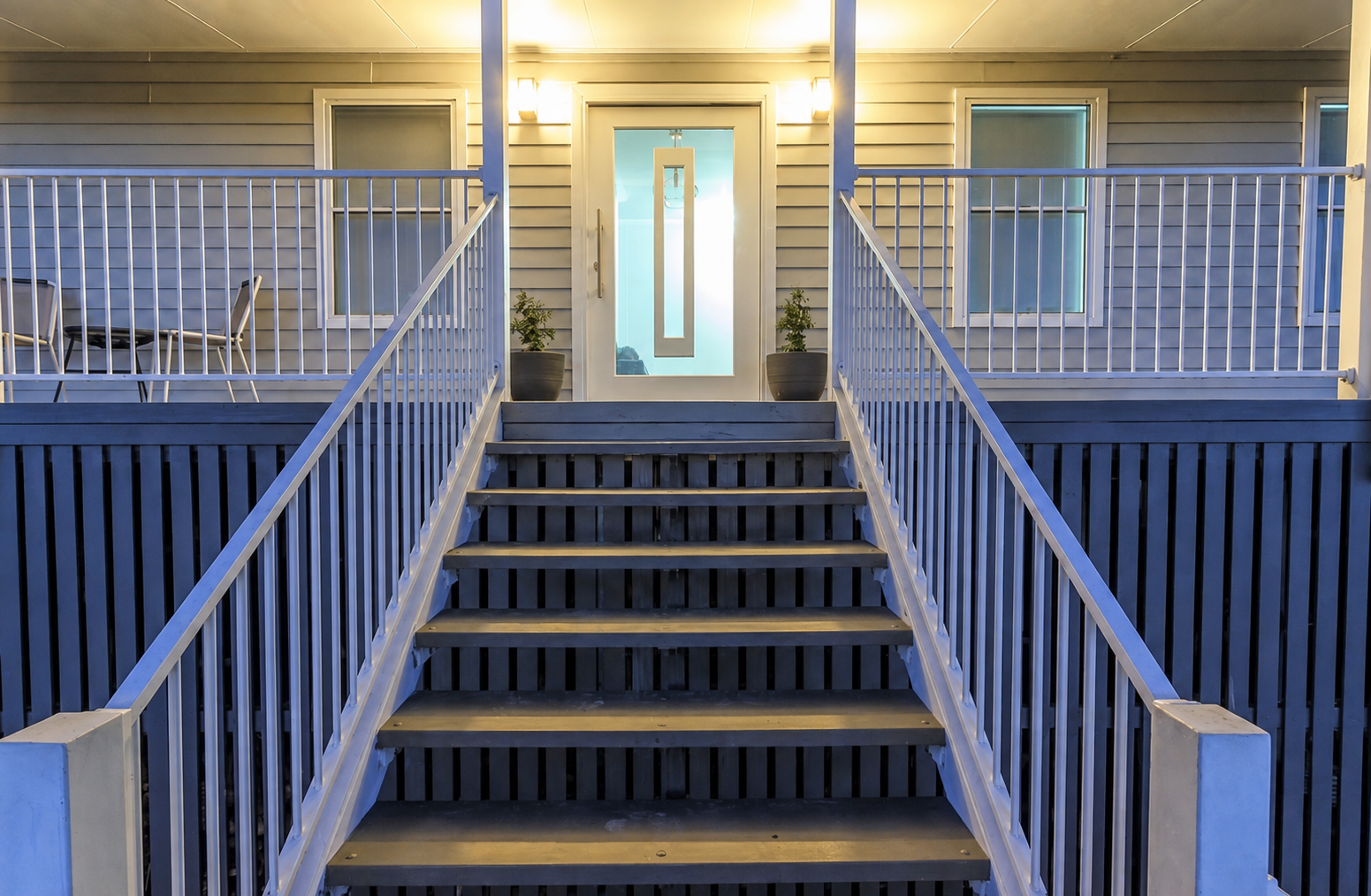 Finished stairs.
